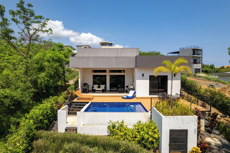 Exterior & Views 2, Villa with Minimalist Design & Scenic Deck with Private Infinity Pool and Jungle Views, Carrillo