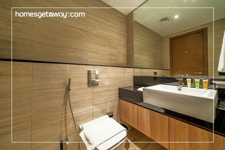 Bathroom, Modern Studio Living at Missoni, Dubai