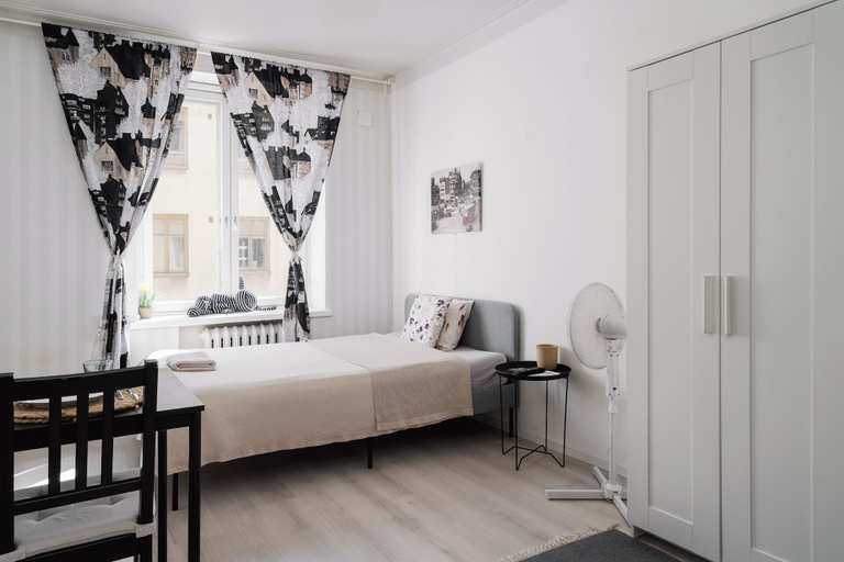 Bedroom, Cozy Studio in Kamppi with Perfect Location, Uusimaa