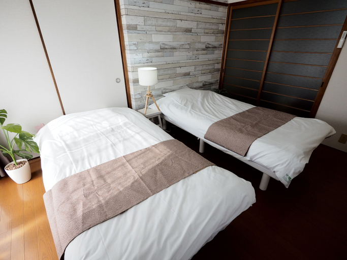 Bedroom, Living CUBE Beppu Station, Beppu