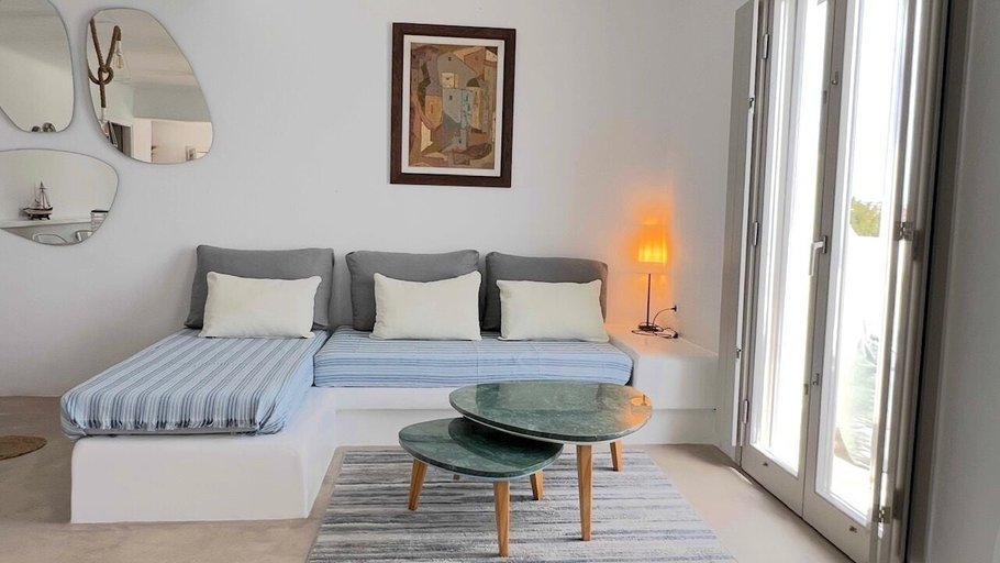 Bedroom 3, Psarou Summer Villa Mykonos, South Aegean