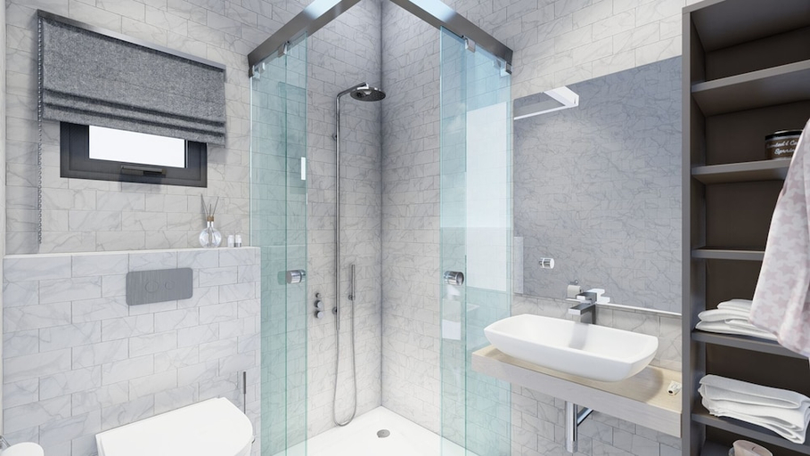 Bathroom 4, Amnissos Residence, Crete