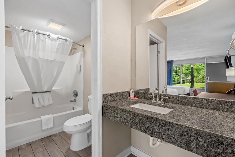 Bathroom 4, Econo Lodge Jennings, Hamilton