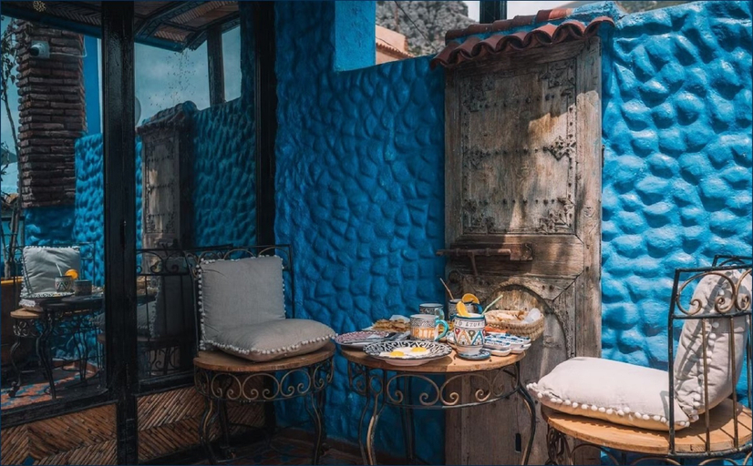 Public Area 4, Riad Azurite, Chefchaouen