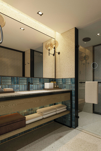 Bathroom, Four Points by Sheraton Kunming, Downtown, Kunming