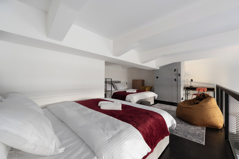 Bedroom 3, Apartments with balcony near center, Praha 7