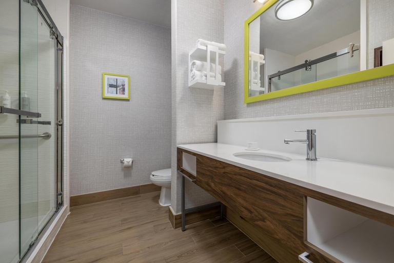 Bathroom 4, Hampton Inn & Suites Galveston, Galveston
