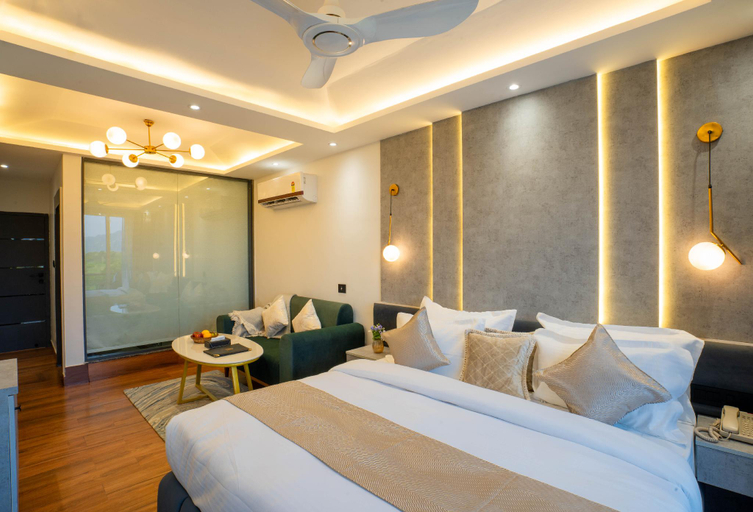 Bedroom 2, Sukoon by the Ganges - Unit of Perfectstayz Group, Hardwar