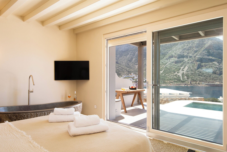 Bedroom 3, Filadaki Villas, South Aegean