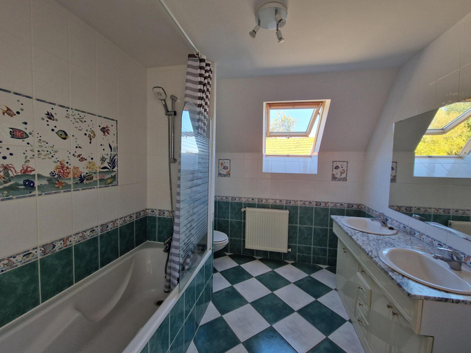 Bathroom 3, Stone House in Brittany near Morlaix Bay, Finistère