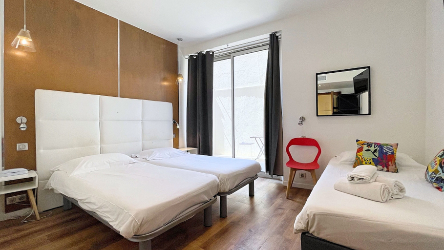 Bedroom 5, Hotel Le Florian, Alpes-Maritimes