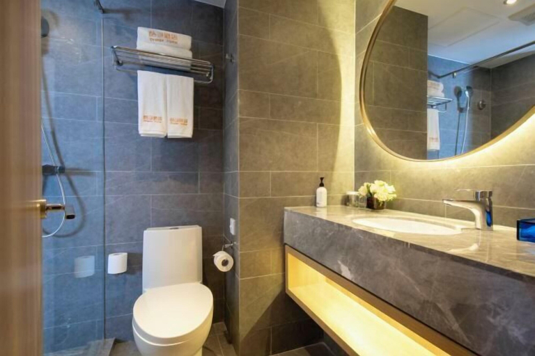 Bathroom 5, Orange Hotel (Beijing Asian Games Village, Bird's Nest), Beijing