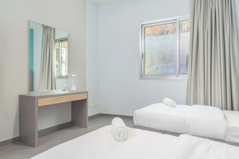 Bedroom 2, Grey - Elegant Apartments in Awkar, El Metn