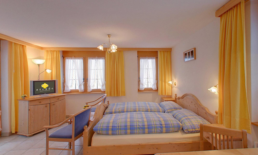 Bedroom 2, Arcade Apartments, Visp
