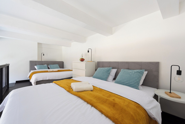 Bedroom 3, Apart loft hotel in Karlin, Praha 7