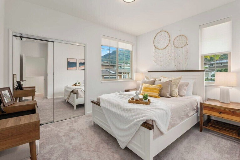 Bedroom 3, @ Marbella Lane - Stunning Gem w/ MT & Ocean Views, Honolulu