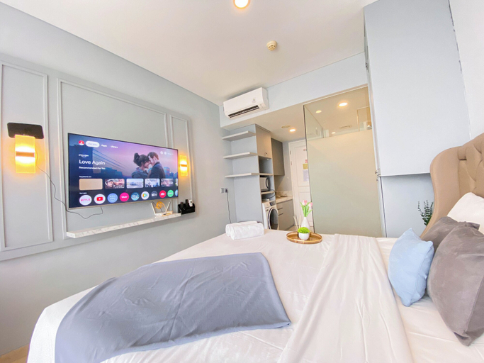 Bedroom 3, Minimalist and Cozy Studio at Apartment Art Deco, Bandung
