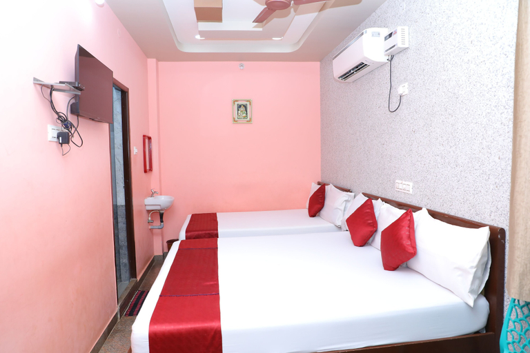 Bedroom 2, Hotel SKV Residency, Chittoor