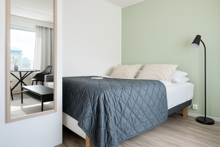 Bedroom, TH City Suite 1, Pirkanmaa