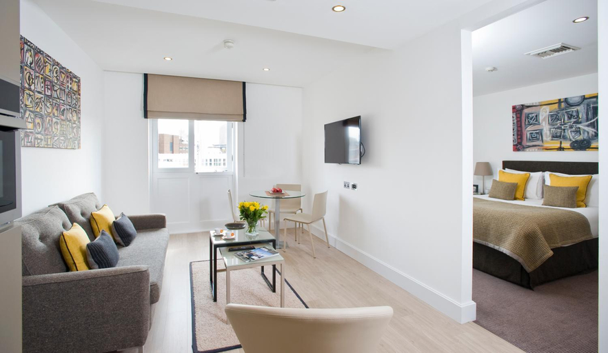 Bedroom 2, The Rosebery Aparthotel, London