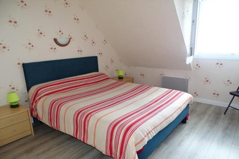 Bedroom 2, Holiday Home in Plouhinec with Sea Views, Finistère