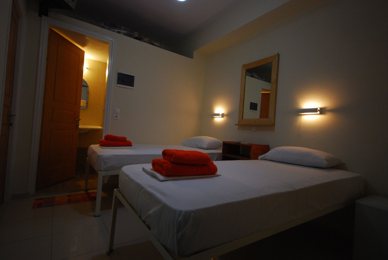 Bedroom 5, Santorini Camping Rooms, South Aegean