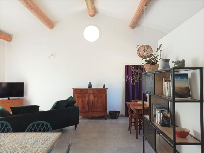 Living room, Cosy Holiday Home With Pool, Gard