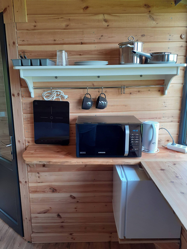 Private kitchen, Cosy Cabin Near Seljalandsfoss, Vestur-Eyjafjallahreppur