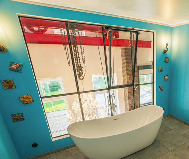 Bathroom 4, Pumpensaal Loft Wasserwerk Tecklenburg, Steinfurt