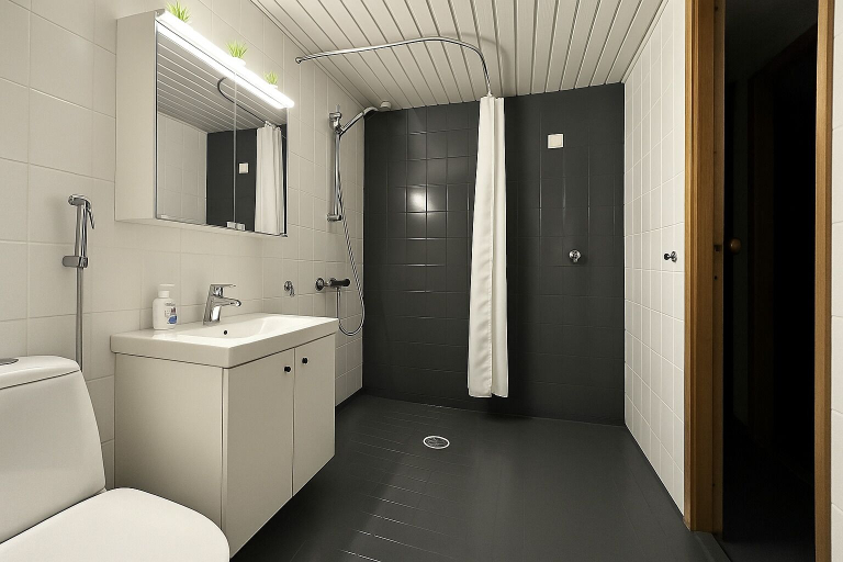 Bathroom, TH City Suite 1, Pirkanmaa