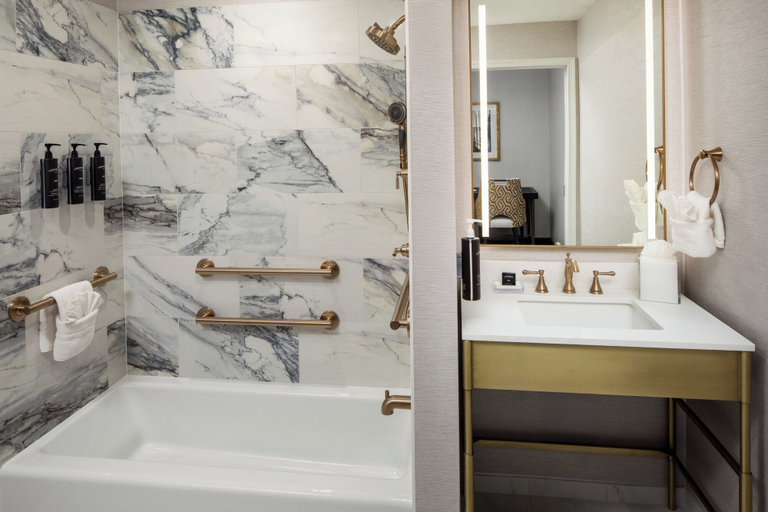 Bathroom 4, The William Fell Baltimore, Tapestry Collection by Hilton, Baltimore
