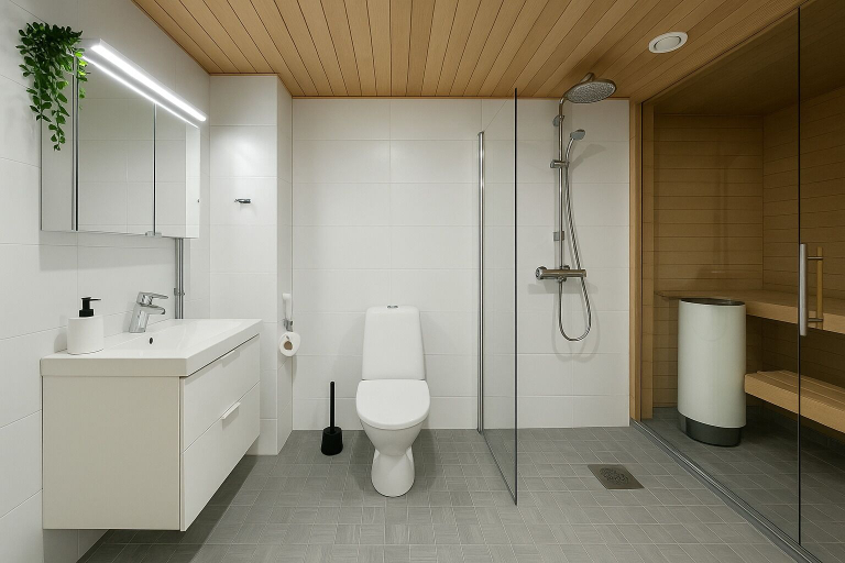 Bathroom, City Home Finland Luminary 3, Pirkanmaa