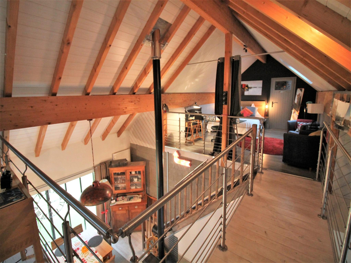 Bedroom 2, Cottage in Saint-Quirin by Lake Town, Moselle