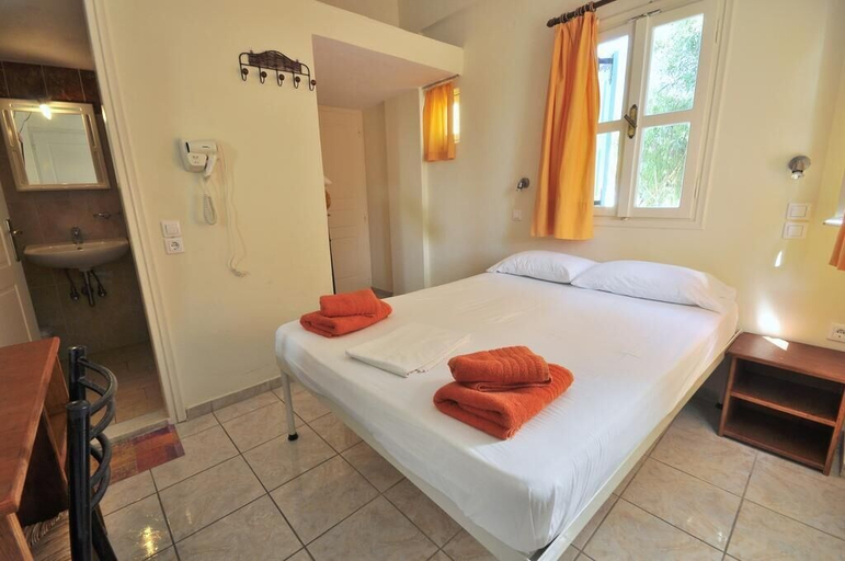 Bedroom 4, Santorini Camping Rooms, South Aegean