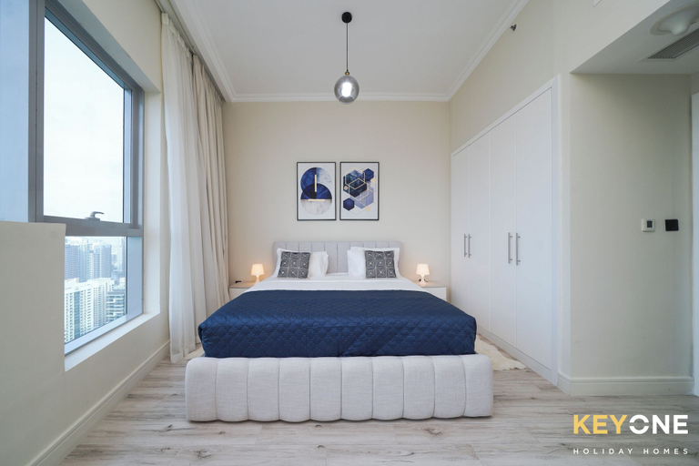 Bedroom 3, Chic Marina View Living in a Two Bedroom, Dubai