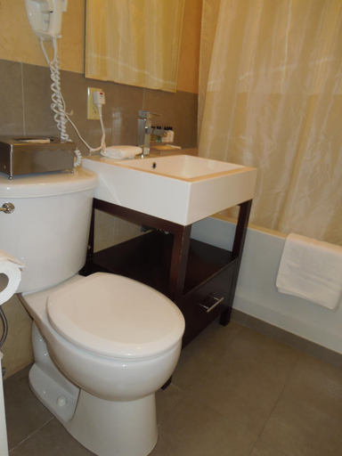 Bathroom 5, Pointe Plaza Hotel, New York