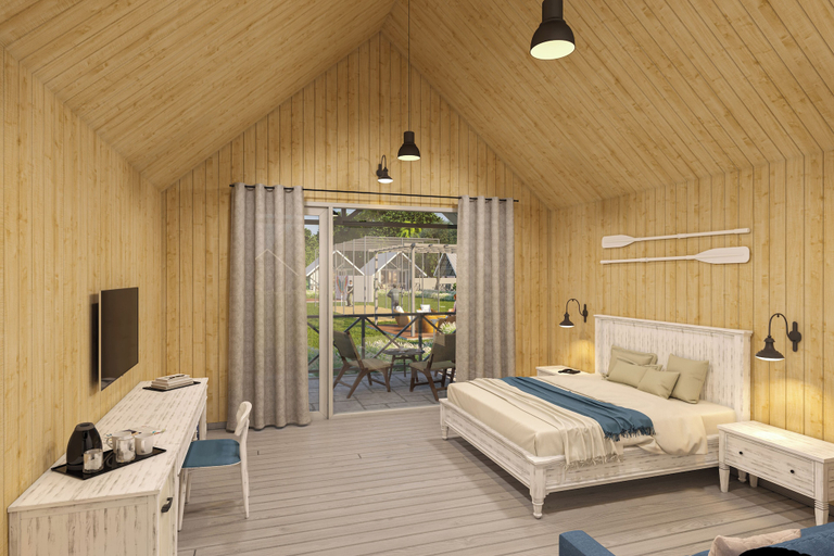 Bedroom, Praveg Jampore Beach Resort Daman, Daman