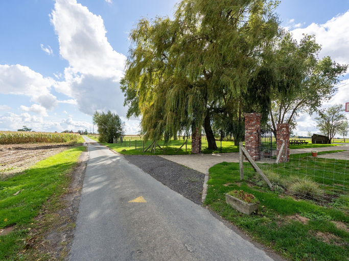 View from property 2, Spacious Holiday Home With Pond in Poperinge, West-Vlaanderen