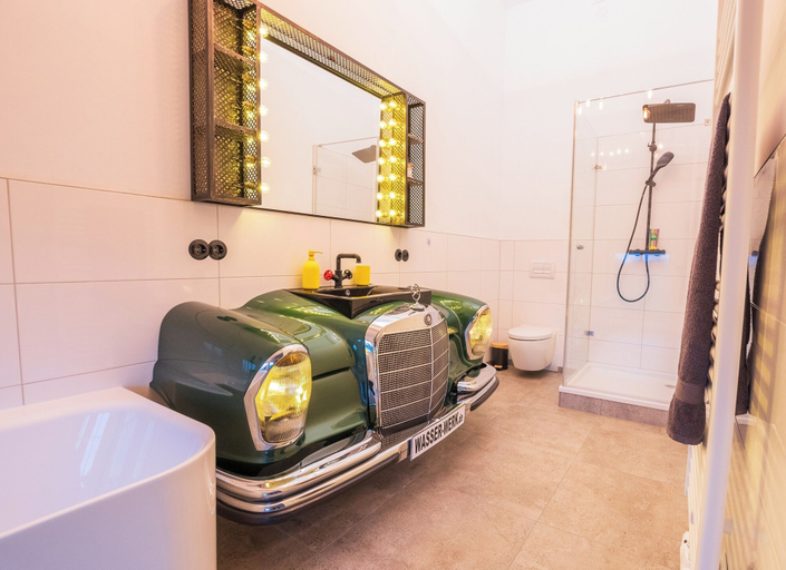 Bathroom, E-Loft Altes Wasserwerk Tecklenburg, Steinfurt