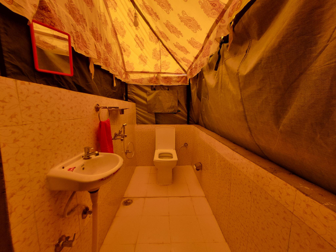 Bathroom 4, Tree bones camp, Kangra