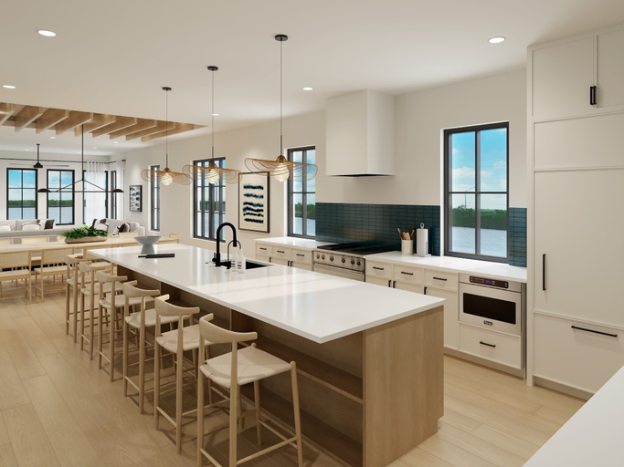 Private kitchen, New Waterfront Home - Sunray House, Monroe
