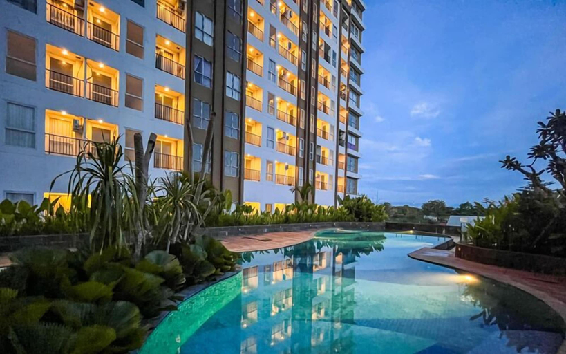 Exterior & Views 2, Comfy 1BR Apartment at Tamansari Skylounge Makassar, Makassar