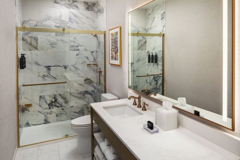 Bathroom 4, The William Fell Baltimore, Tapestry Collection by Hilton, Baltimore