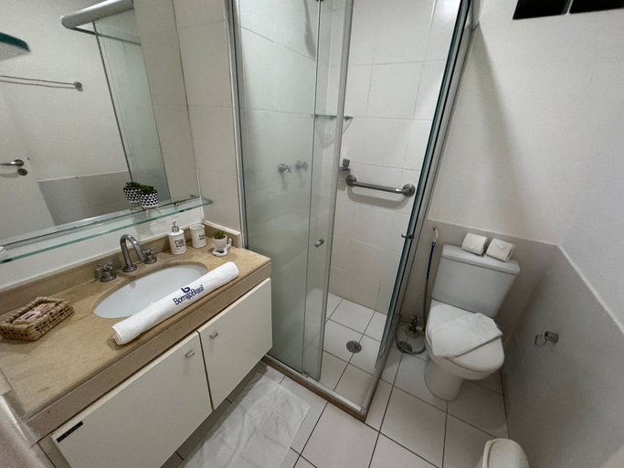 Bathroom 3, Beach living, Pé na areia, Vizinho ao B Park - Oficial, Aquiraz