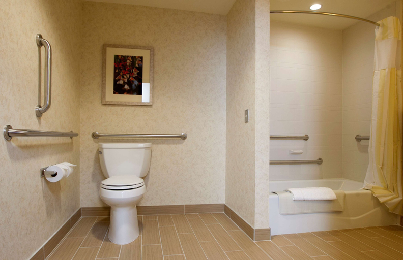 Bathroom 4, Hilton Garden Inn Cedar Falls, Black Hawk