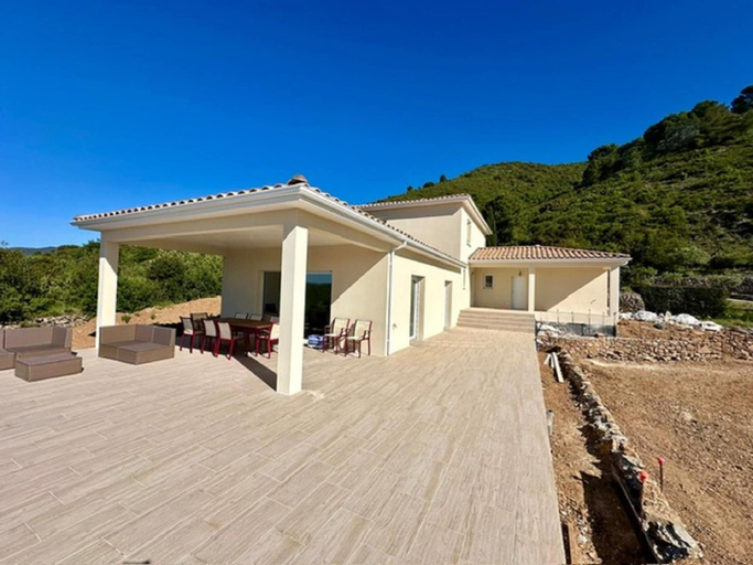 Exterior 3, Villa L'esquirol With View and Pool, Hérault