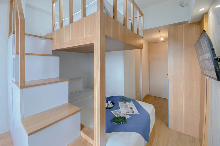 Bedroom 3, Simply Look and Restful Studio at Tokyo Riverside PIK 2 Apartment, Tangerang