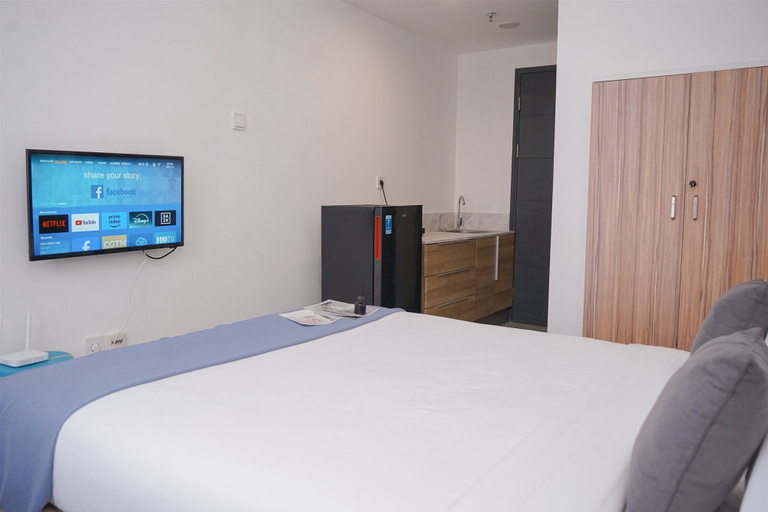 Bedroom, Modern Style and Homey Studio Apartment Collins Boulevard, Tangerang