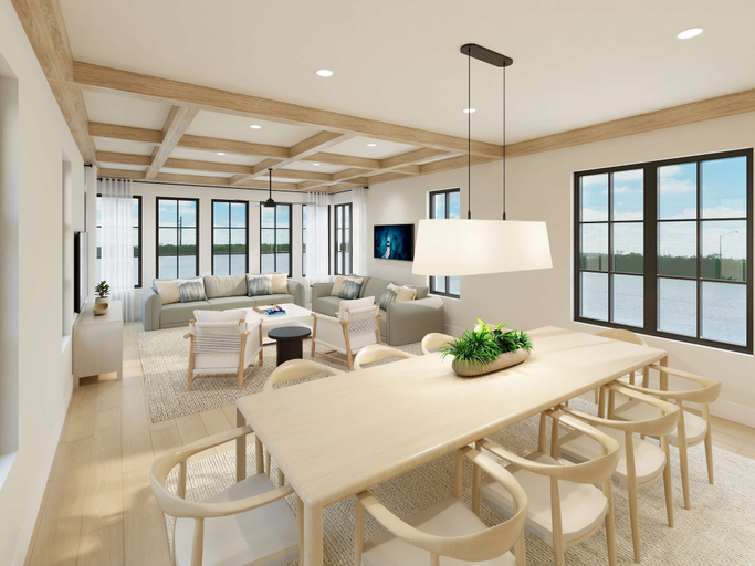 Interior, Waterfront Luxury Home - Tidelands House, Monroe