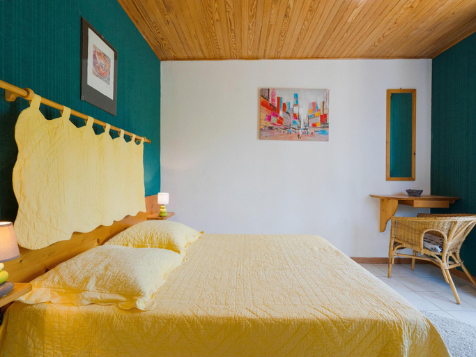 Bedroom 3, Peaceful Poolside Retreat, Ardèche